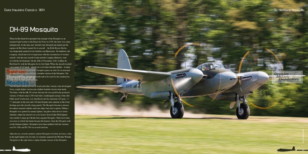 DHBDHC004DHC Duke Hawkins Classic Book – DeHavilland Mosquito