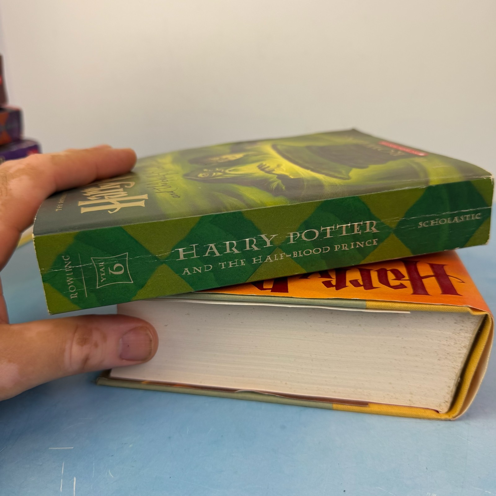 Complete Set of All 7 Harry Potter Books – J. K. Rowling Soft Cover Mixed Lot