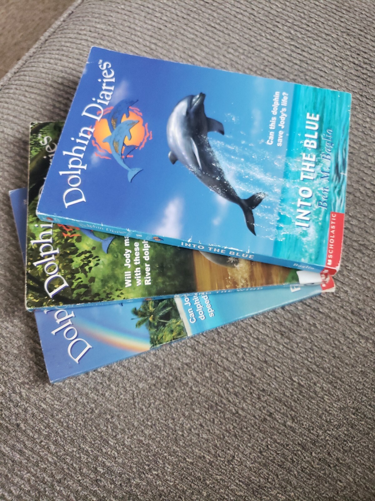 Lot of 3 Dolphin Diaries By Ben M. Baglio Scholastic Books: #1, 6, 7