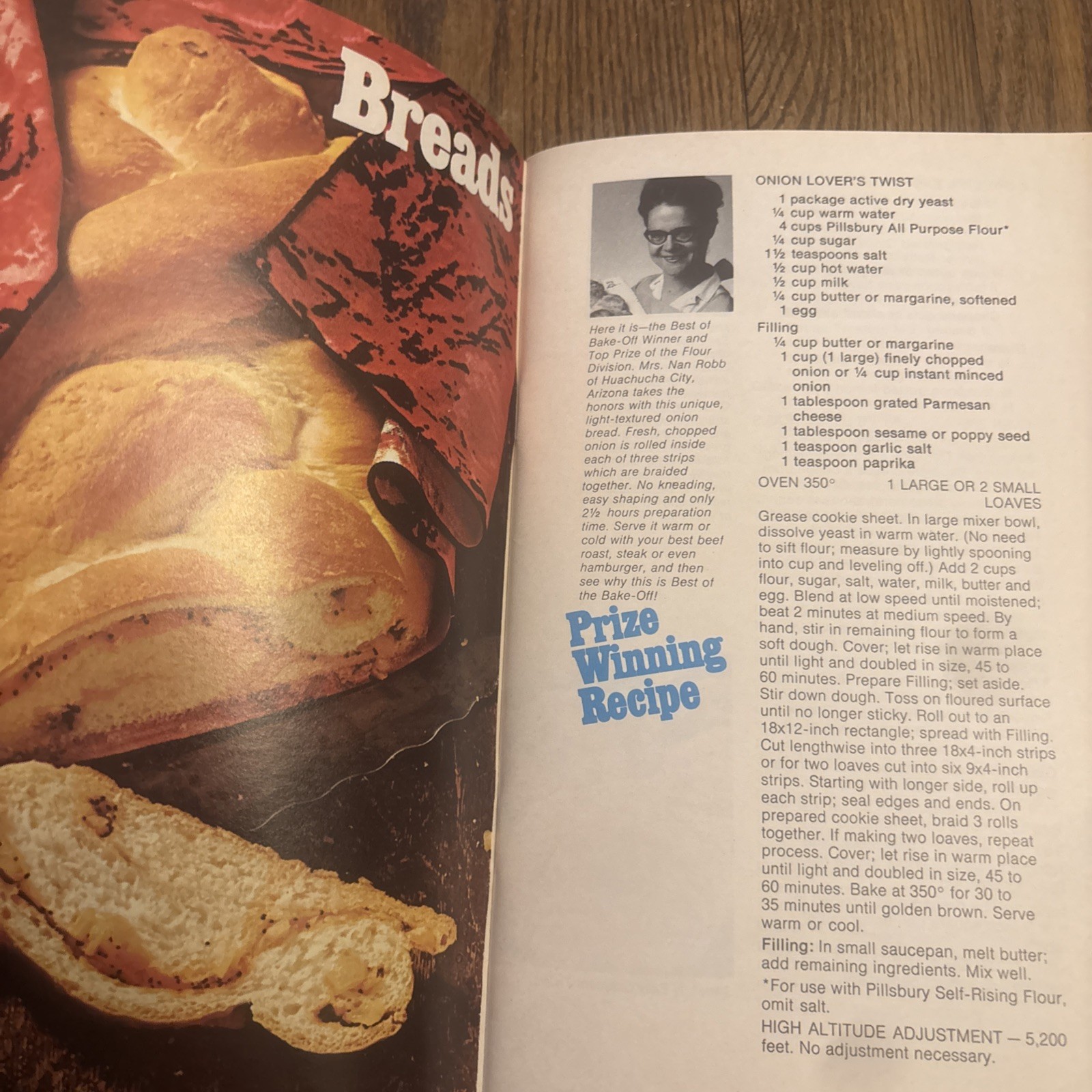 Vintage Pillsbury’s Bake-Off Cook Book Recipes 21st Annual Prize Winning 1970