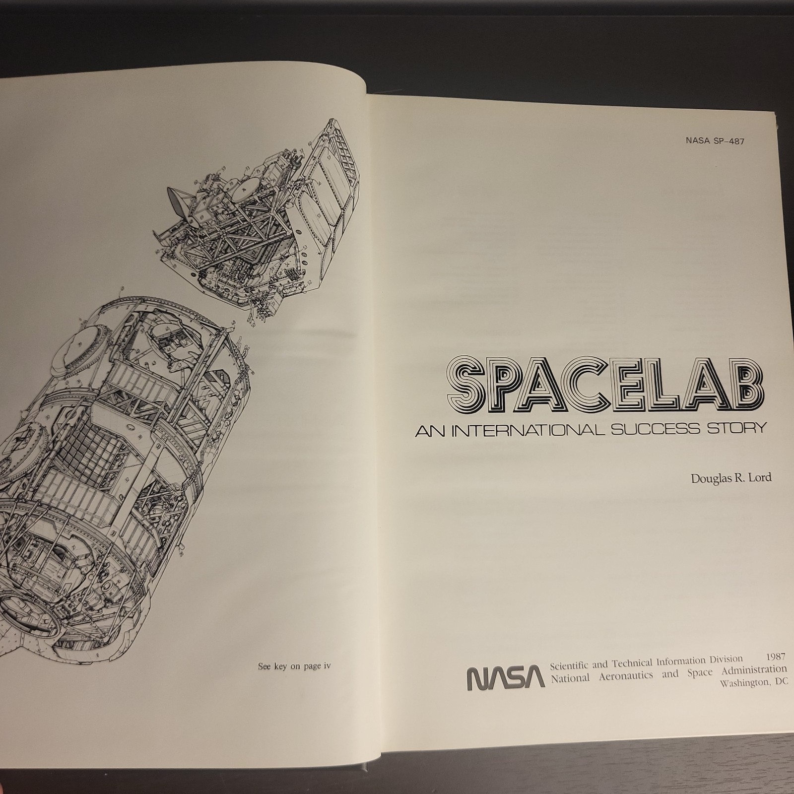 SPACELAB: An International Success Story (NASA SP-487) Douglas R. Lord HC 1987