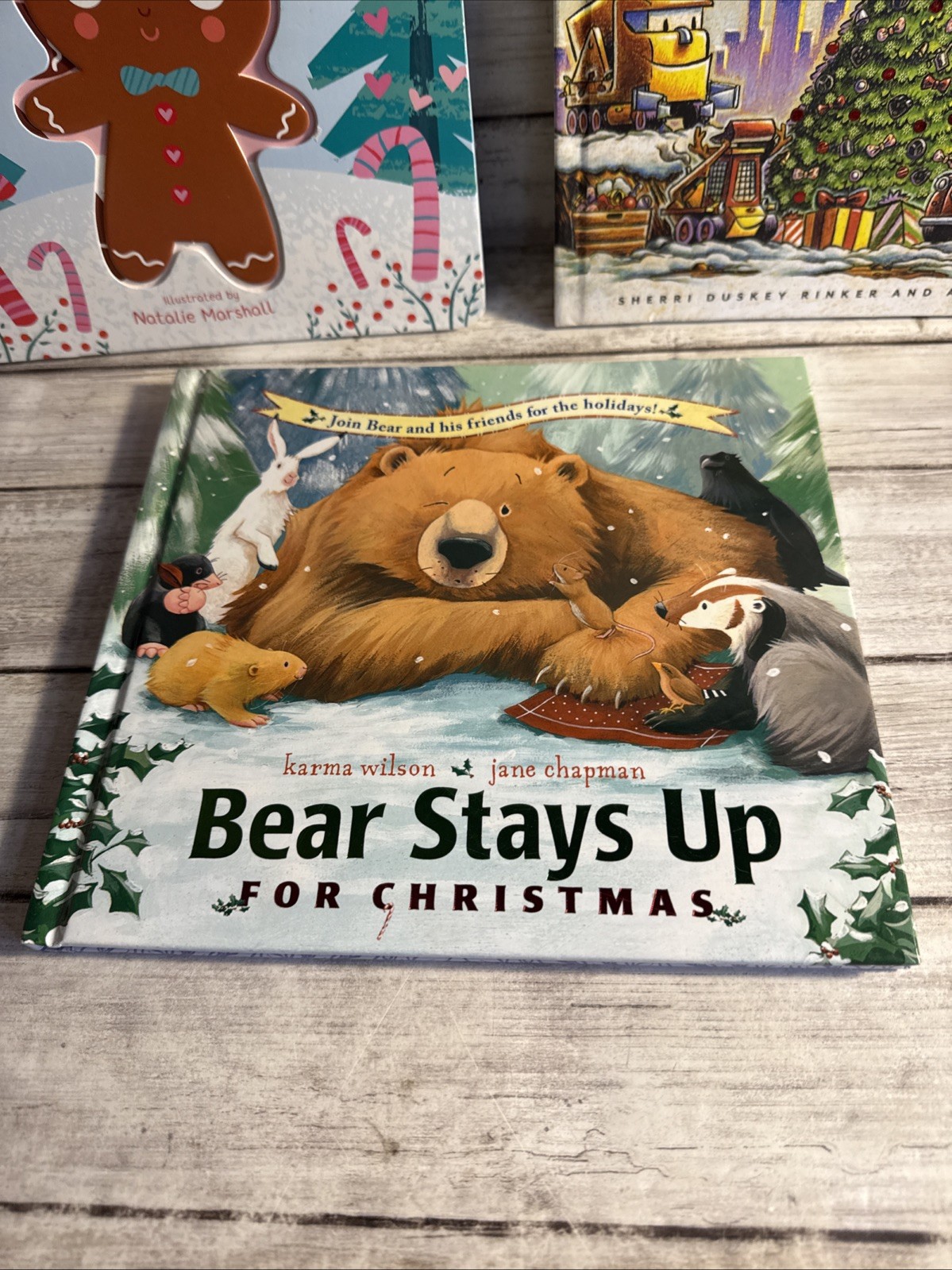 NEW! Lot Of 3 Christmas Touch Feel Experience Books Christmas Cookie + 2 More