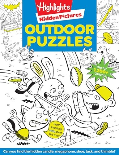 Outdoor Puzzles (Hidden Pictures): Outdoor… by Highlights Paperback / softback