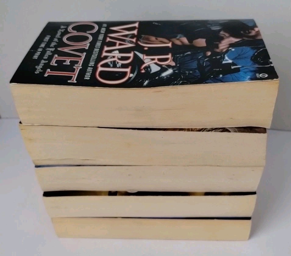 Lot Of 5 J.R. Ward Paperback Book Lot Black Dagger Brotherhood Fallen Angels