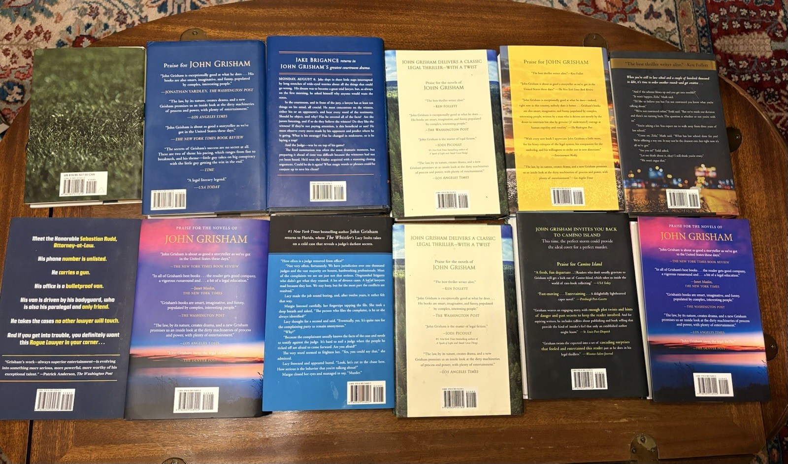 John Grisham Hardcover Book Lot 10+ Books – The Guardians, Camino Winds, Biloxi