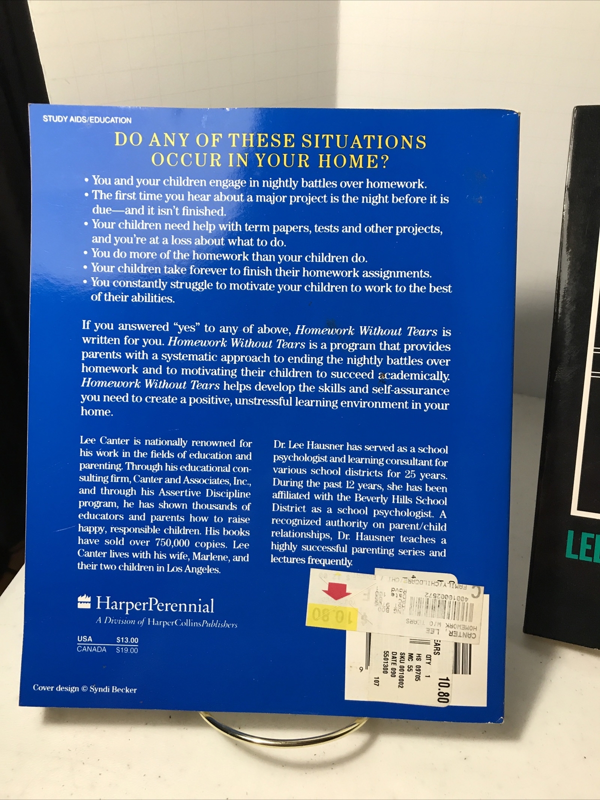 2 Books Homework Without Tears & Assertive Discipline For Parents By Lee Canter