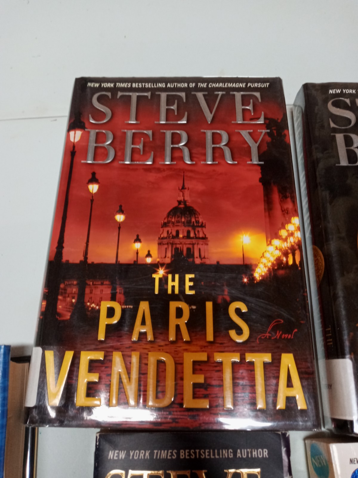 Steve Berry Lot Of 8 Mystery Thriller Lot HC & PB Mixed