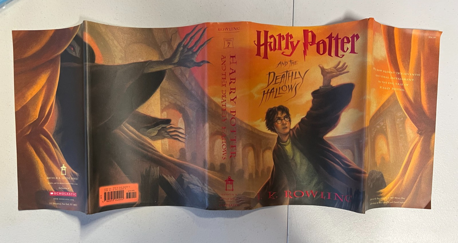 HARRY POTTER AND THE DEATHLY HALLOWS ~ 1ST/1ST PG 759 ERROR WITH 4 BLANK PAGES