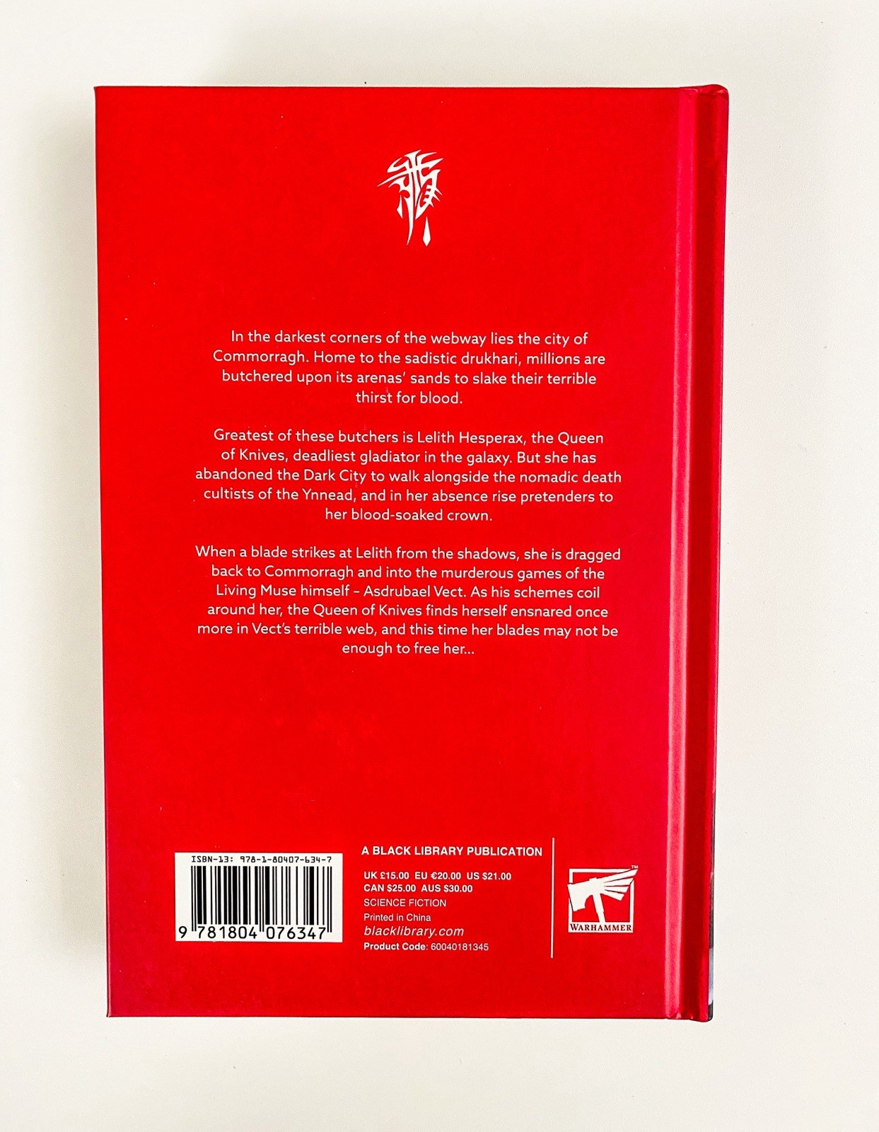 Lelith Hesperax Queen Of Knives Warhammer 40k Hardcover New Unread (Please Read)