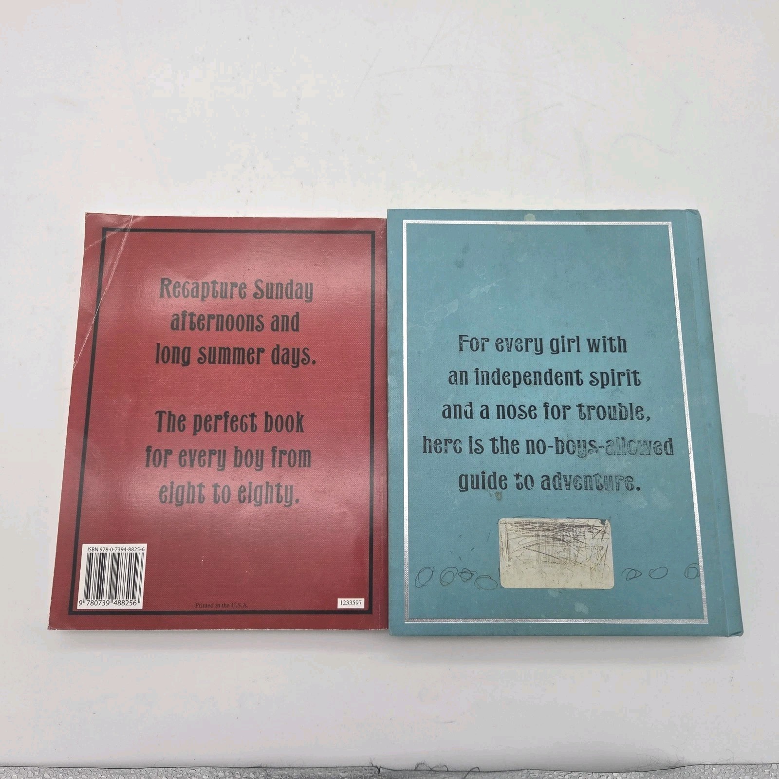 THE Dangerous Book FOR BOYS PB & THE Daring Book FOR GIRLS HC 2007 VGC Lot Of 2