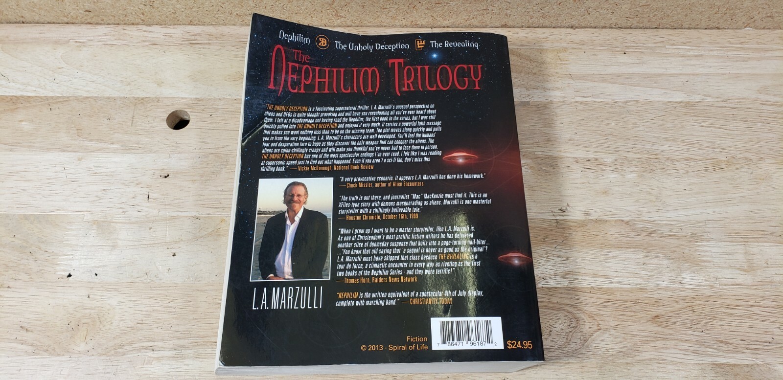 NEPHILIM TRILOGY COMPLETE 3 BOOK SERIES By LA Marzulli Autographed Signed