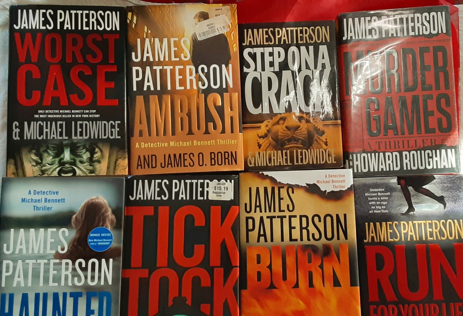 JAMES PATTERSON You Pick the Title Hardcover Books-Create Your Own Lot!