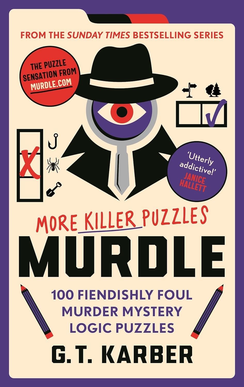 Murdle Puzzle Series 4 Books Set By G. T. Karber Murdle, Murdle: More Killer,