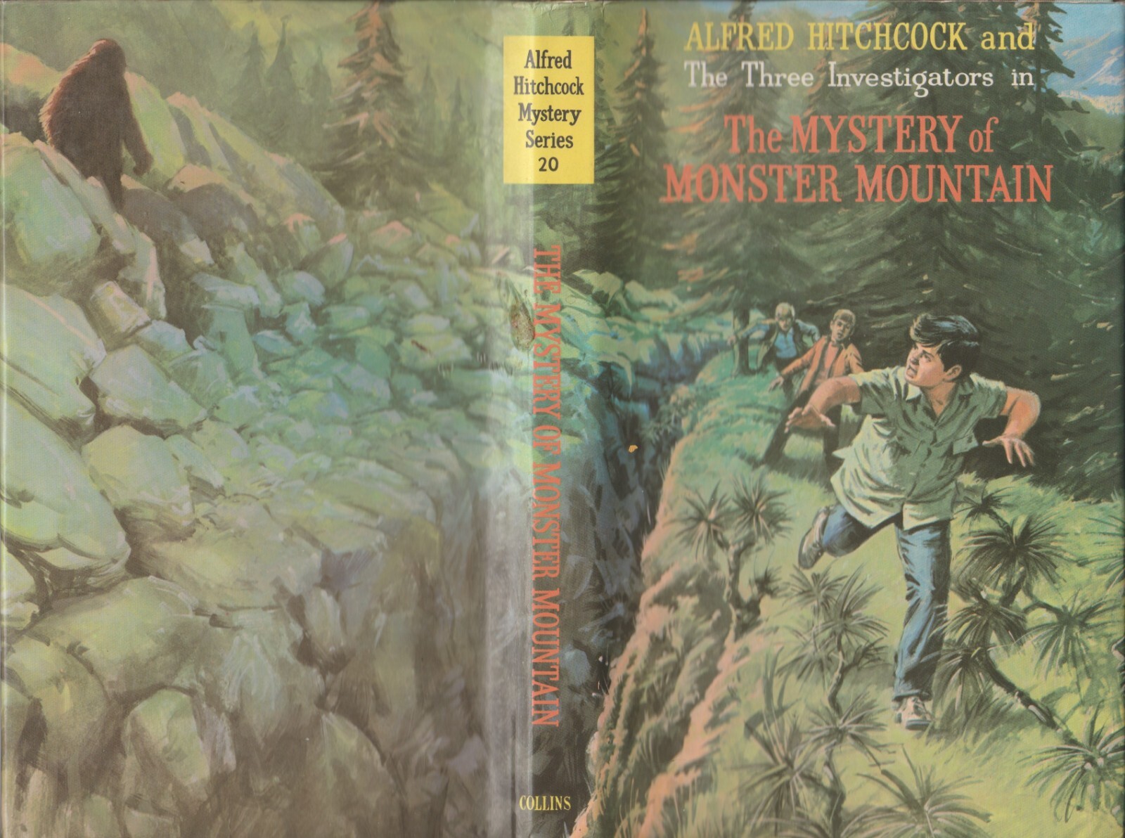 Three Investigators Mystery Of Monster Mountain 1st UK Edition PC + Dust Jacket