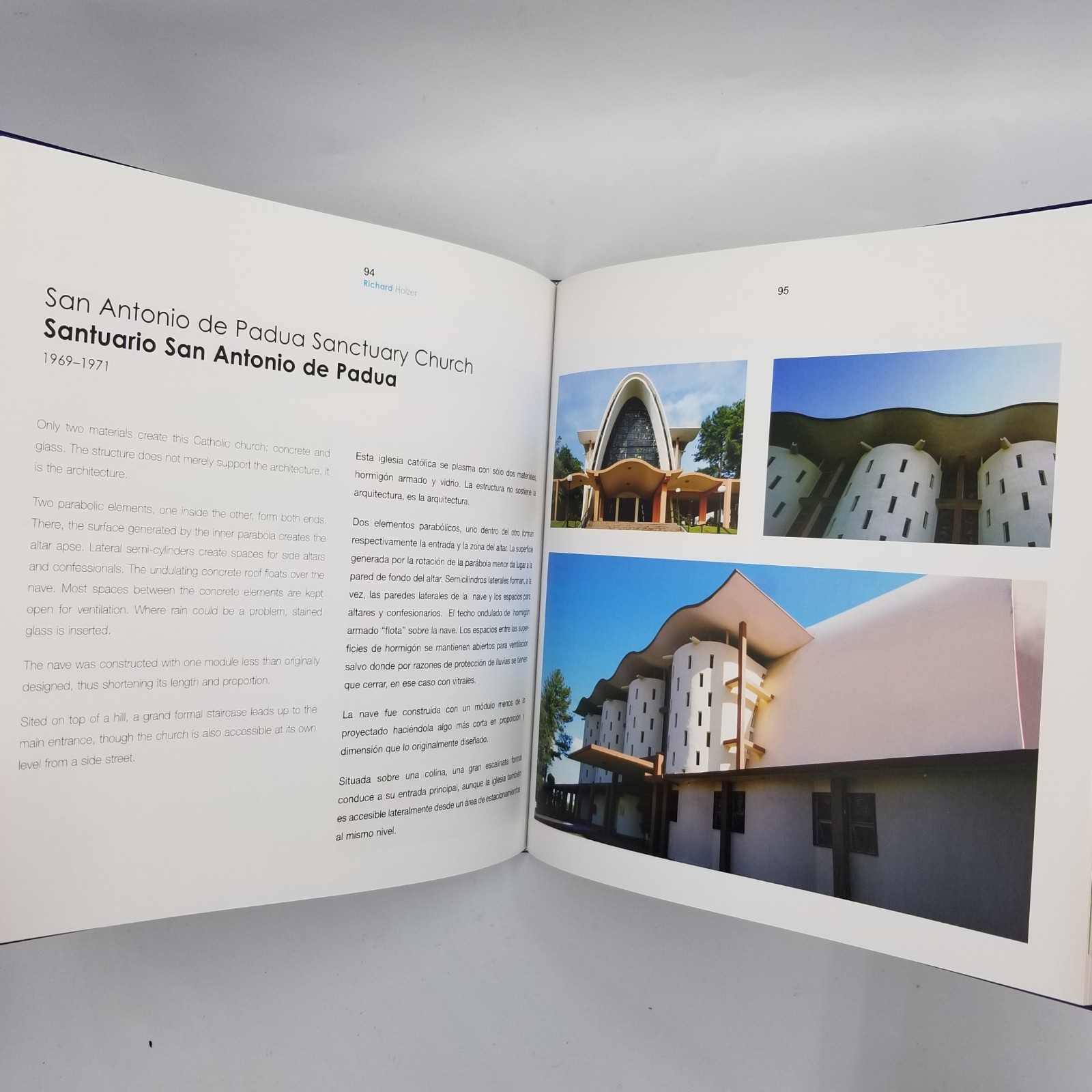 Richard Holzer Architect / Arquitecto 2010 1st Ed HCDJ Bilingual Intl Edition