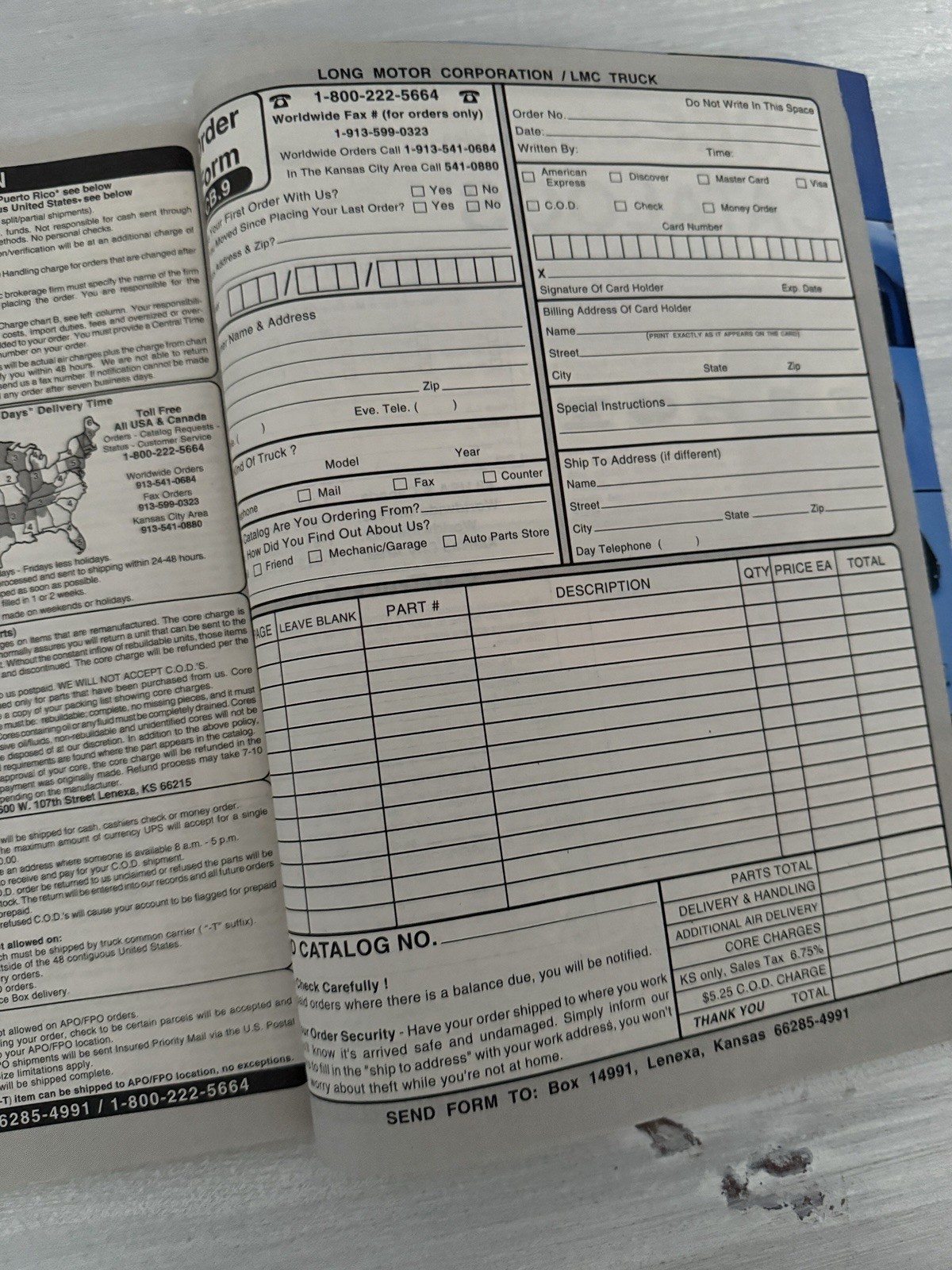 LMC TRUCK Catalog 1960-72 Chevrolet Truck & Blazer Parts 1997 136 pages