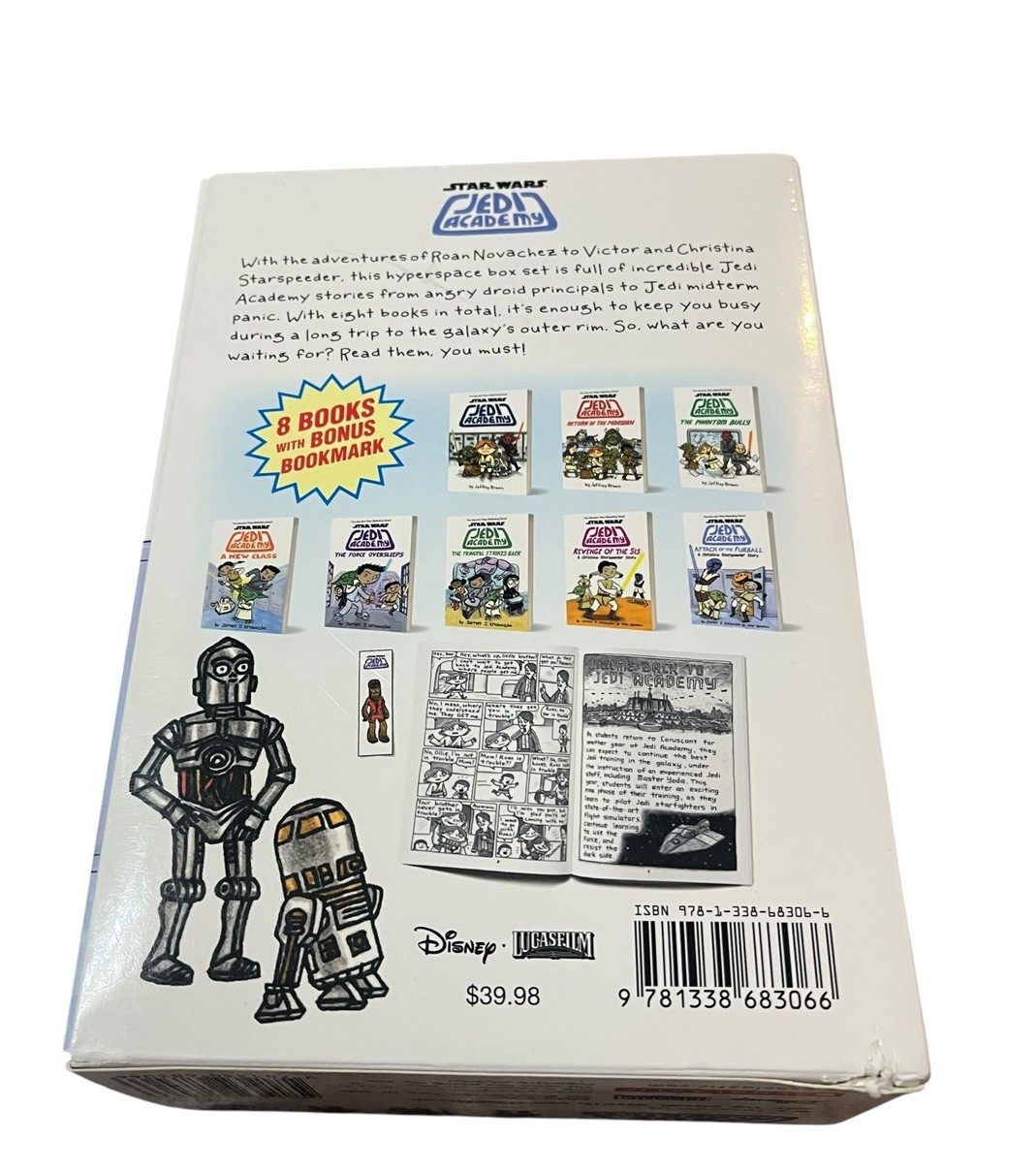 Star Wars Jedi Academy Hyperspace Box Set 8 Books Jeffrey Brown Krosoczka LN