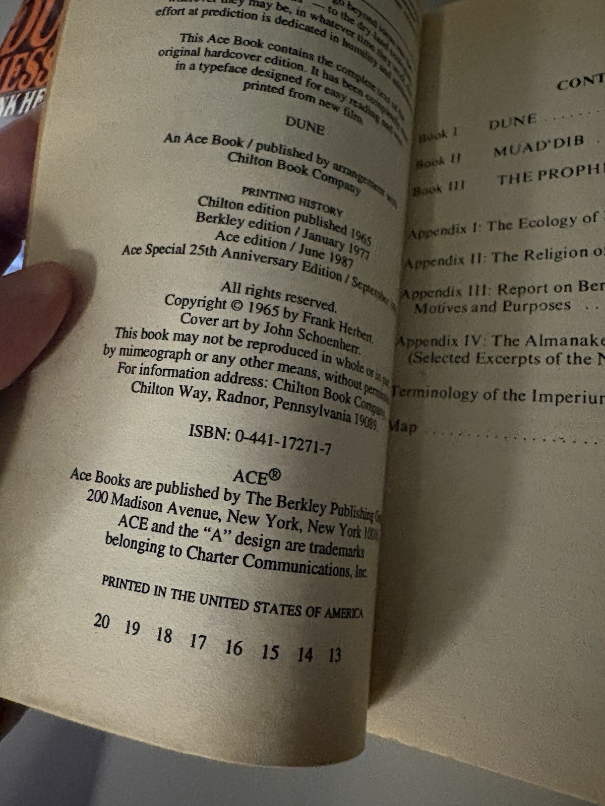 Frank Herbert Dune Vintage Paperback & Dune Messiah