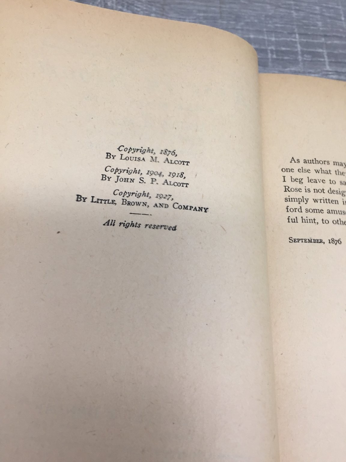 Rose in Bloom Louisa May Alcott 1927 Complete Authorized Edition Grosset Dunlap