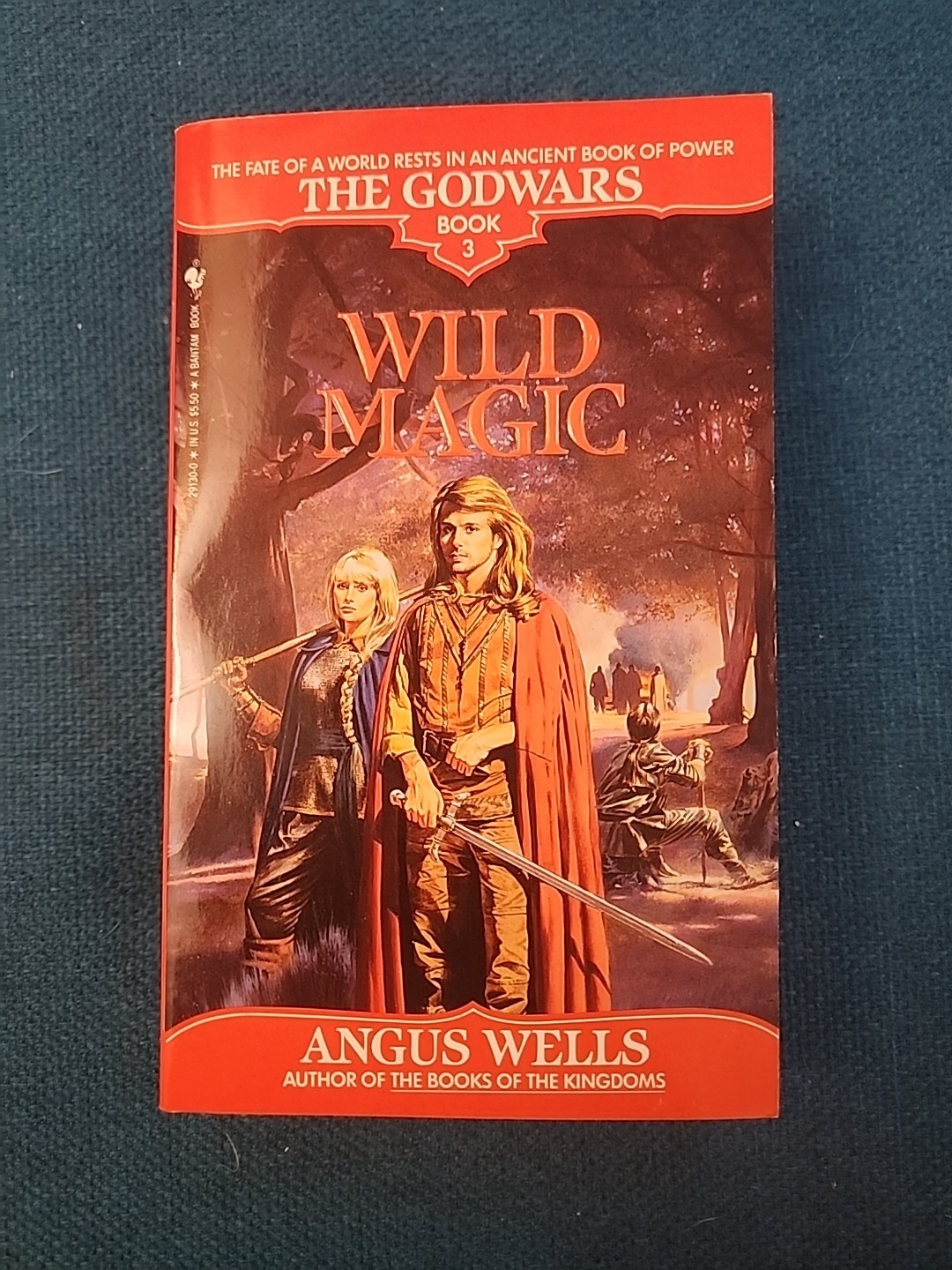 Book 2 + 3 The Godwars by Angus Wells 1st Print 1st Ed PBs Dark Magic Wild Magic