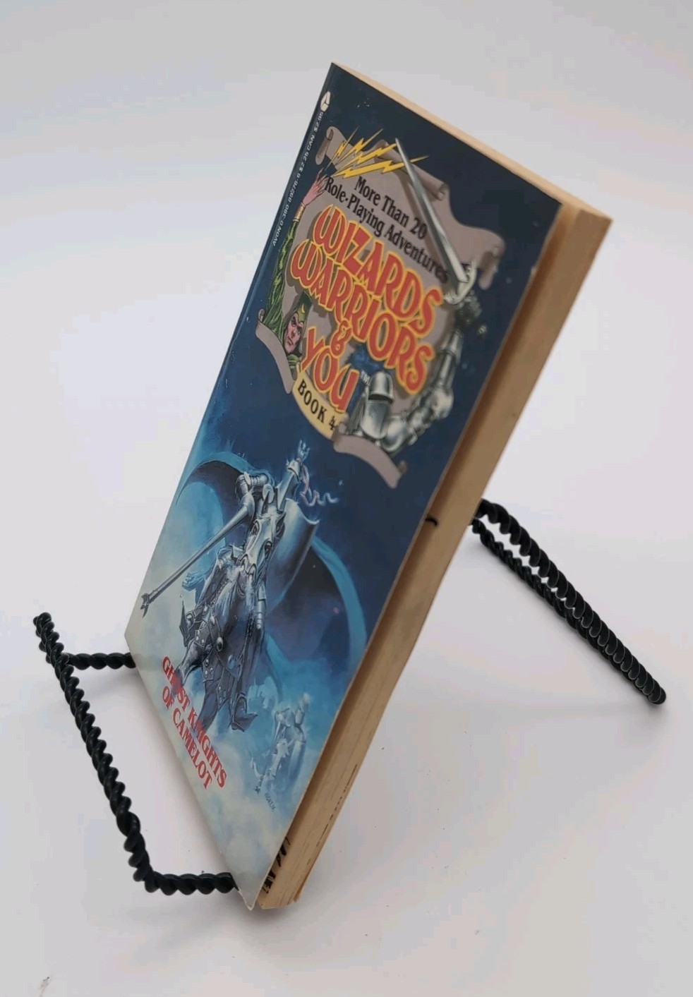 Ghost Nights of Camelot Wizards Warriors & You Series Book 4 Vintage 1980s 1st