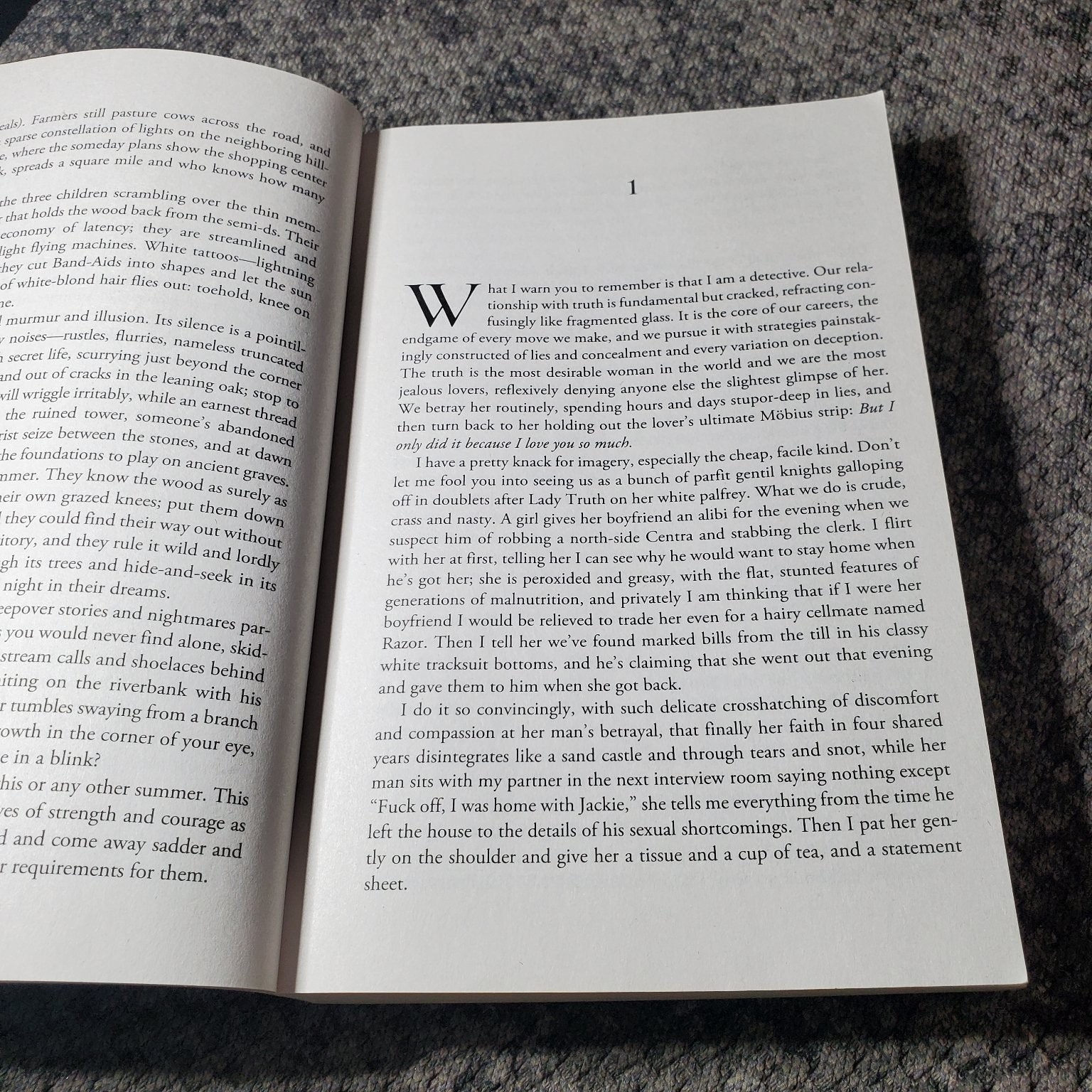 In the Woods Tana French 2007 54th Printing Mystery Thriller Penguin