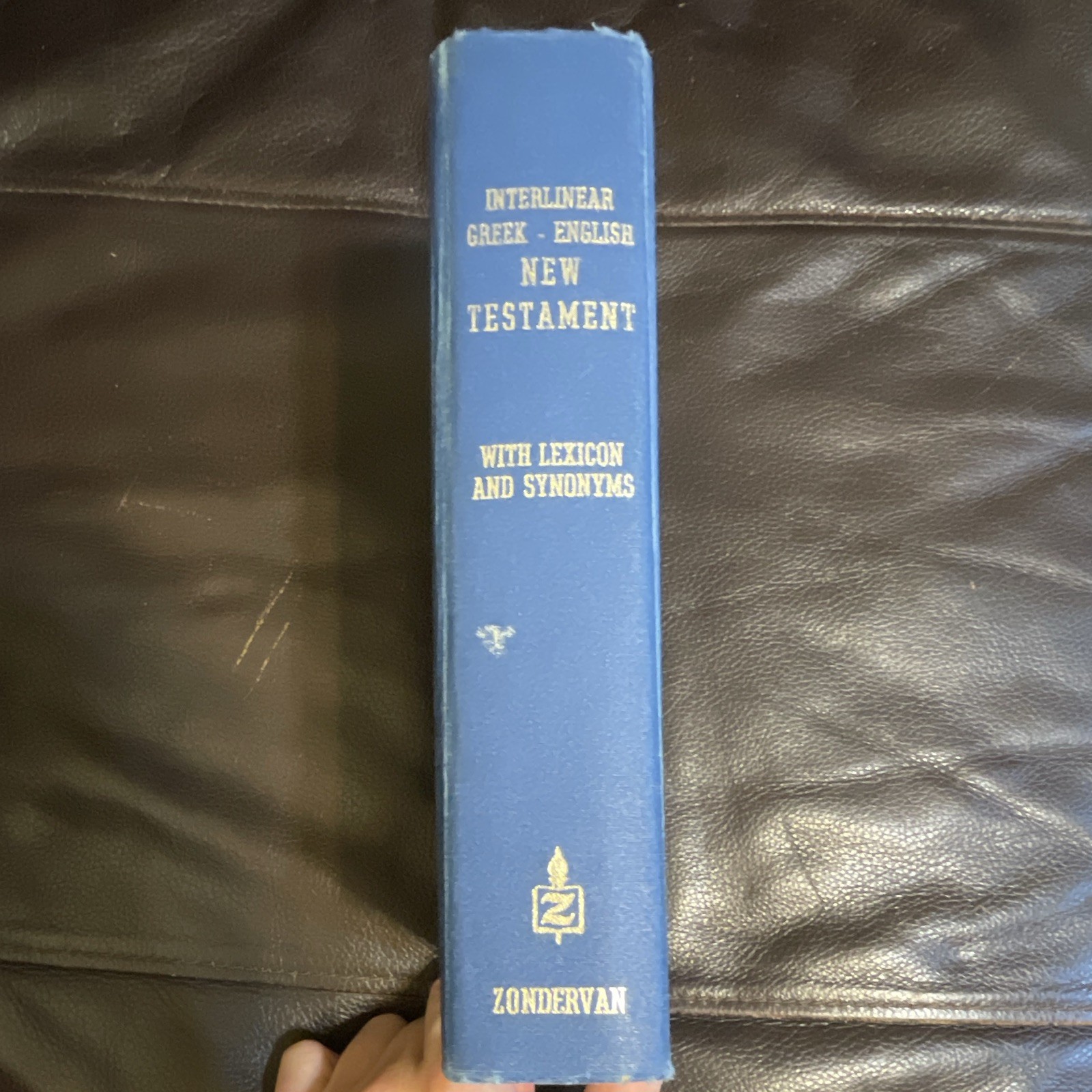 Zondervan Interlinear Greek-English New Testament w/ Lexicon & Synonyms HC 1973