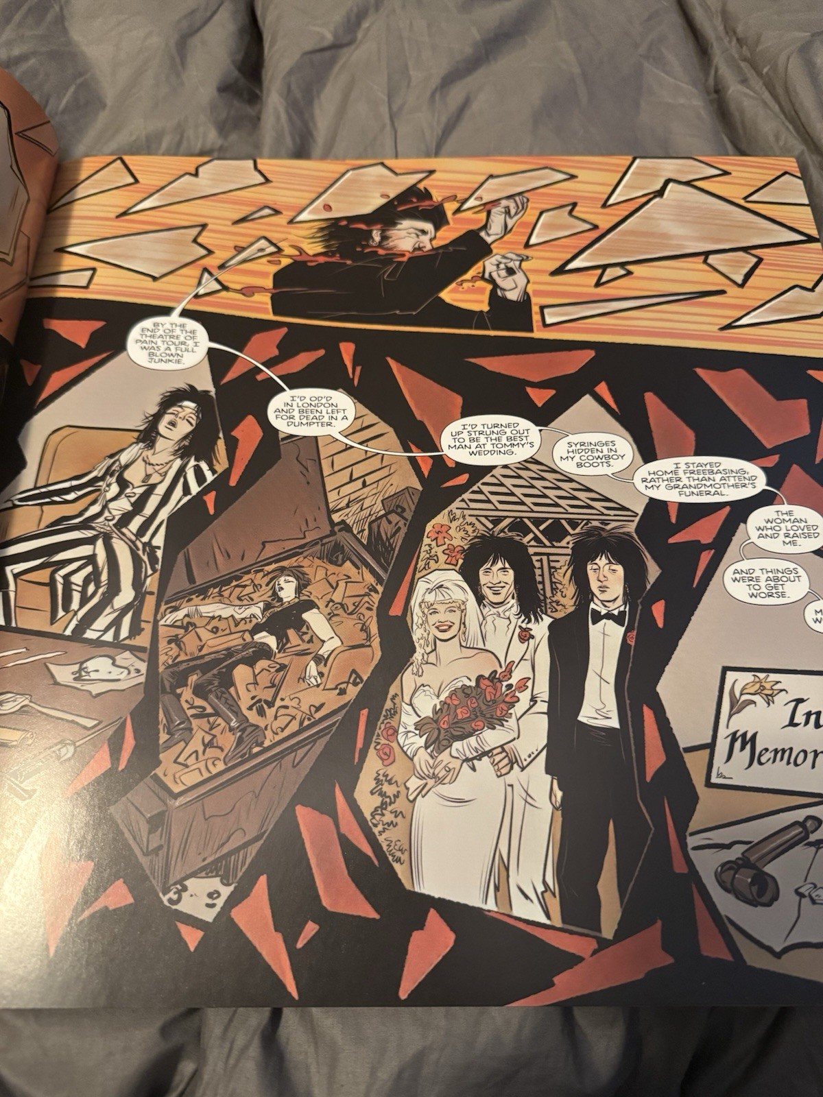 Heroin Diaries By Nikki Sixx Heavy Metal Comic Version Motley Crue