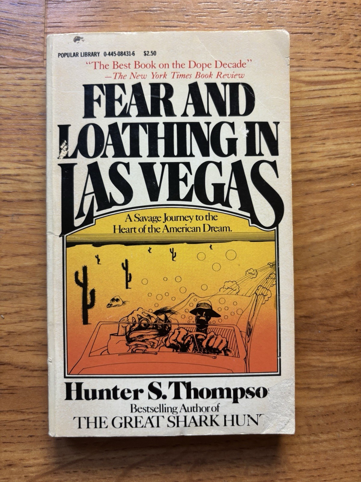 Fear and Loathing in Las Vegas by Hunter S. Thompson (PB, 1971) Popular Library