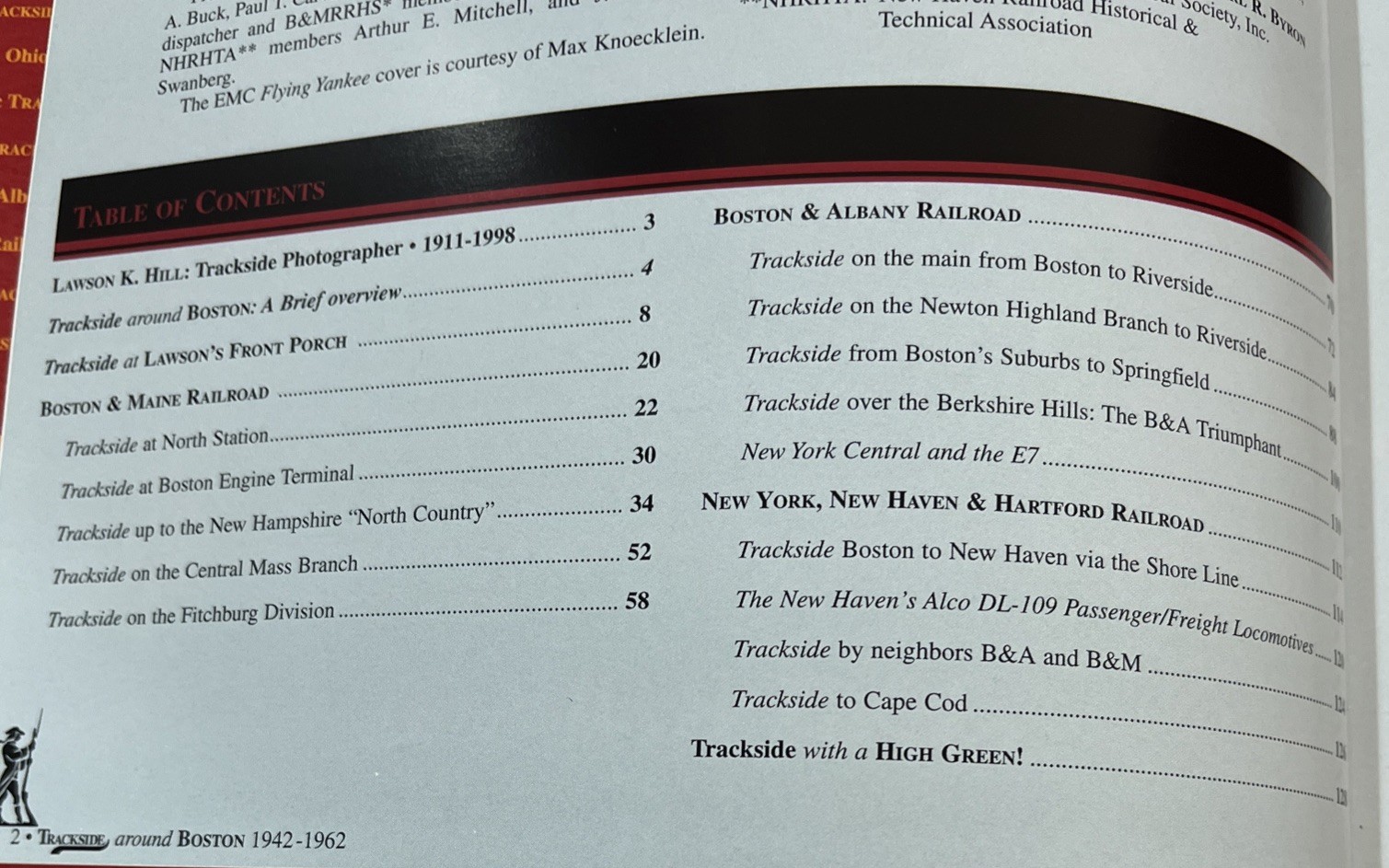 Trackside Around Boston 1942-1962 With Lawson Hill By Carl R. Bryon – 2000 HCDJ