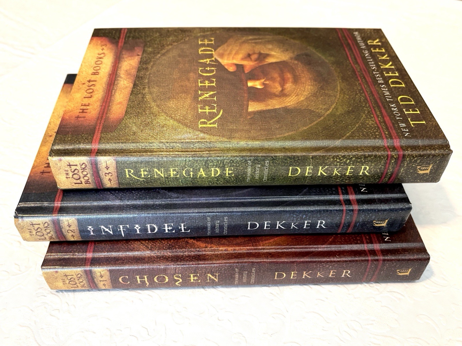 Ted Dekker: The Lost Books Series 1-3 (Chosen, Infidel, Renegade) Hardcover