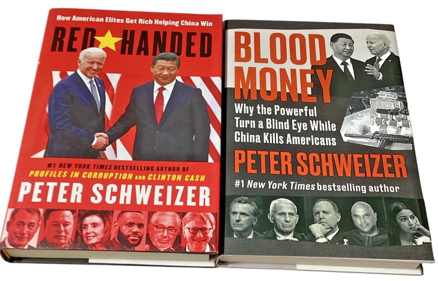 Red-Handed & Blood Money by Peter Schweizer, Hardcover 2022/2024