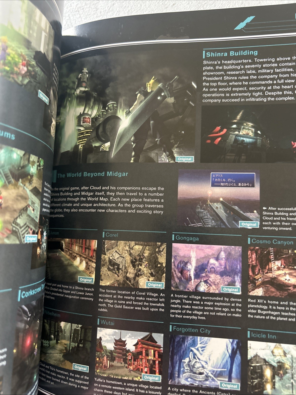 Final Fantasy VII Remake World Preview Hardback Art Book Br6