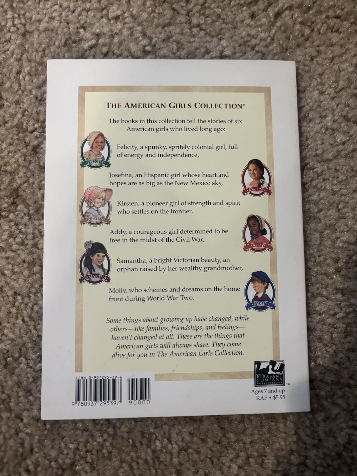 Pleasant Company Kirsten Saves the Day Illustrated Paperback American Girls