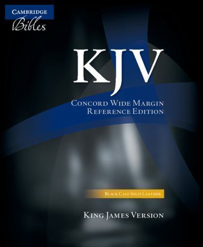 Holy Bible : King James Version, Concord Wide Margin Reference Edition, Black…