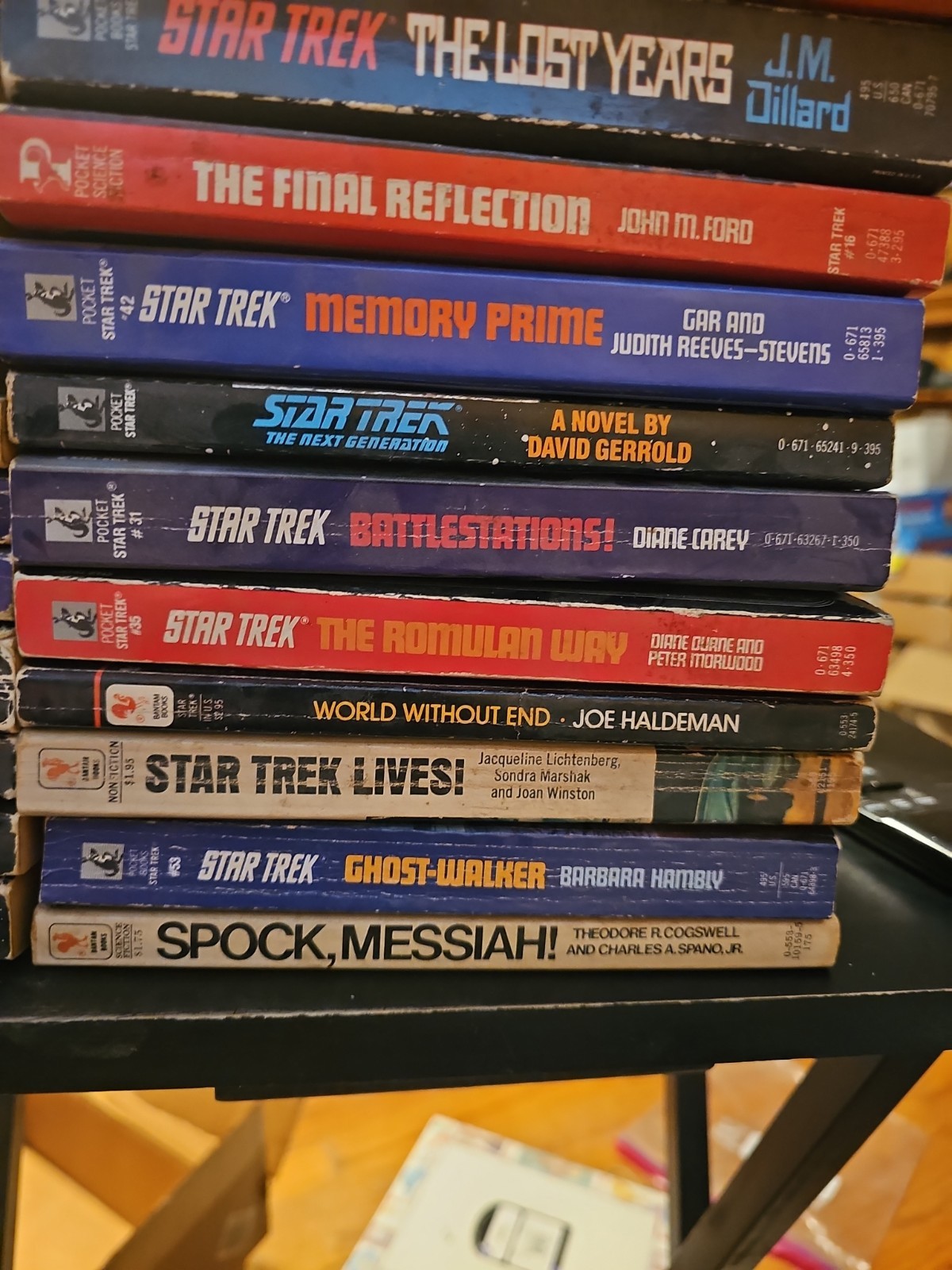 Star Trek Vintage Bantam 60s-80s Various Authors Condition PB LOT OF 34