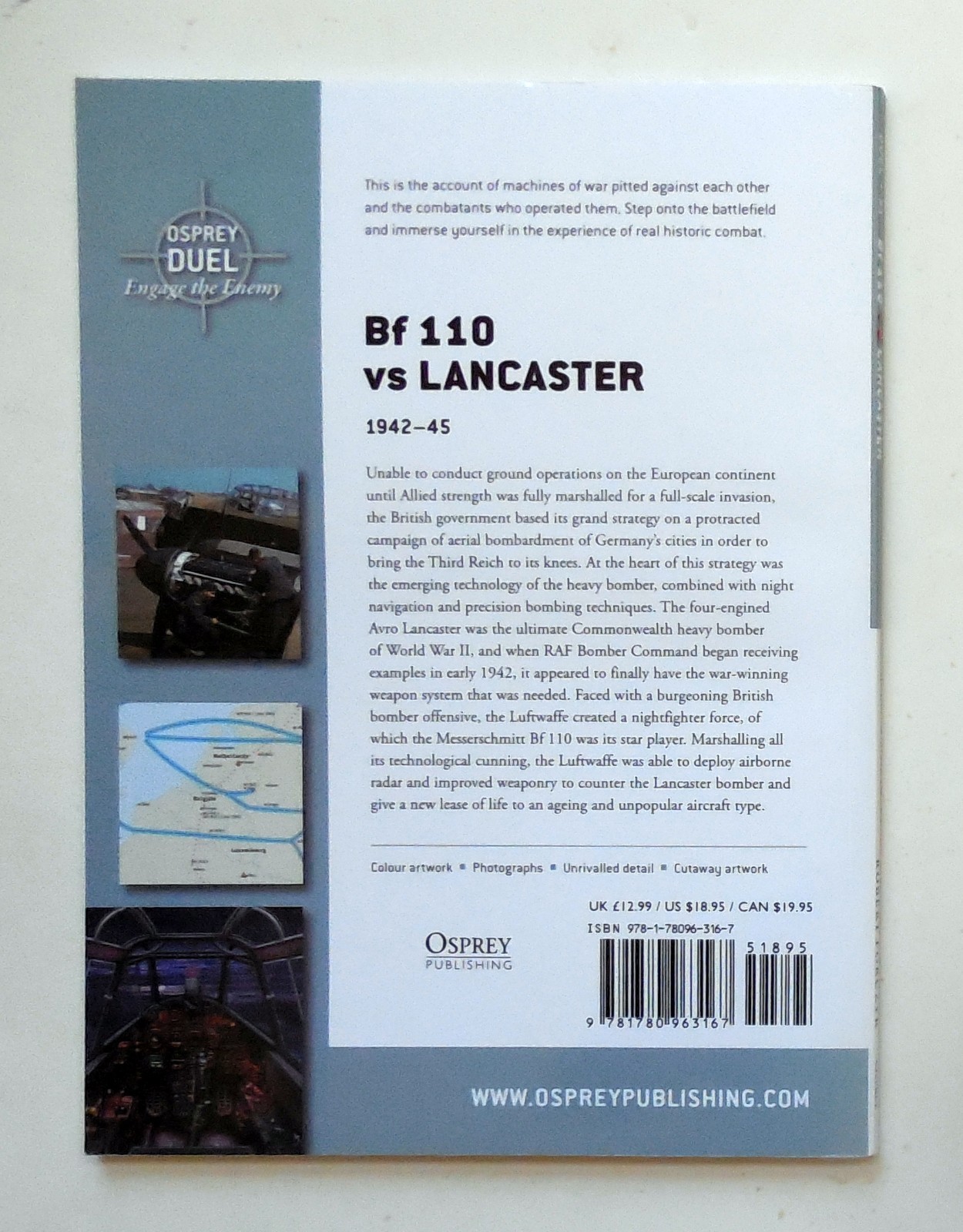 Osprey Duel Series “Bf 110 vs. Lancaster 1942-45” Book No. 51