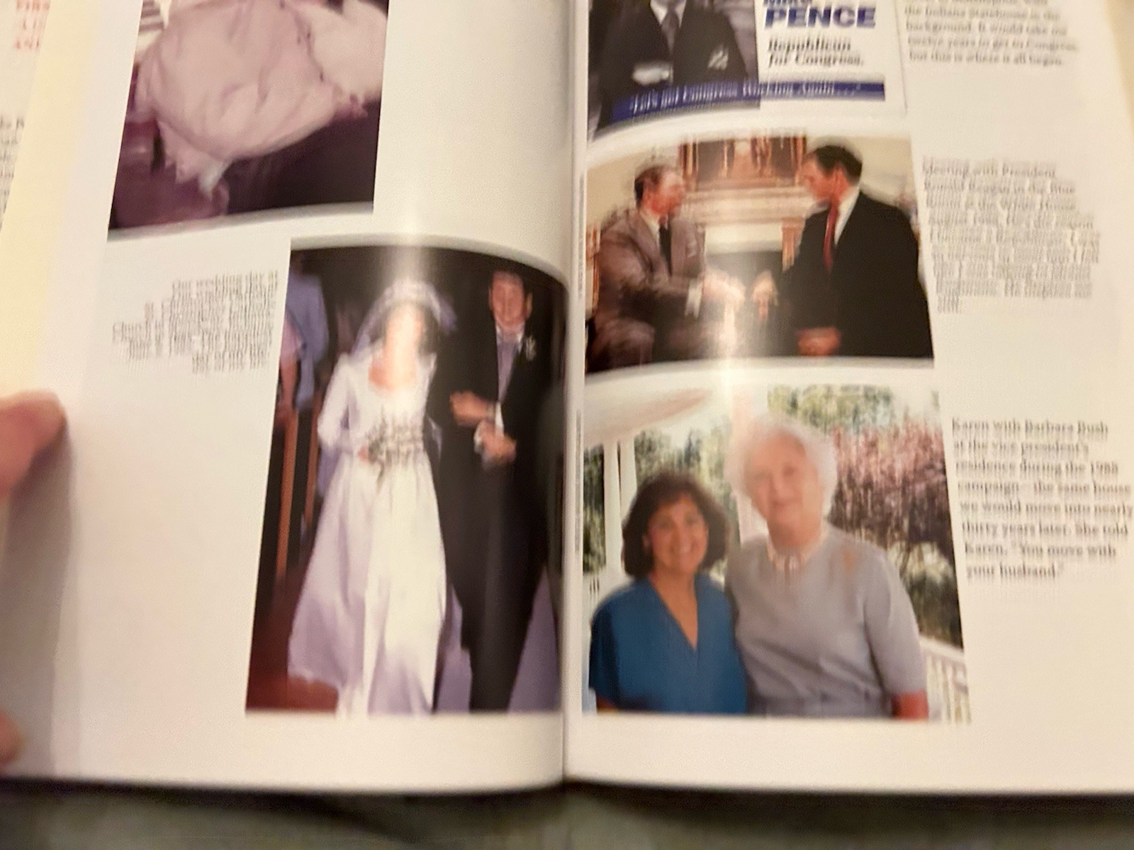 “So Help Me God” Memoir By Mike Pence Color Photo Section 2022