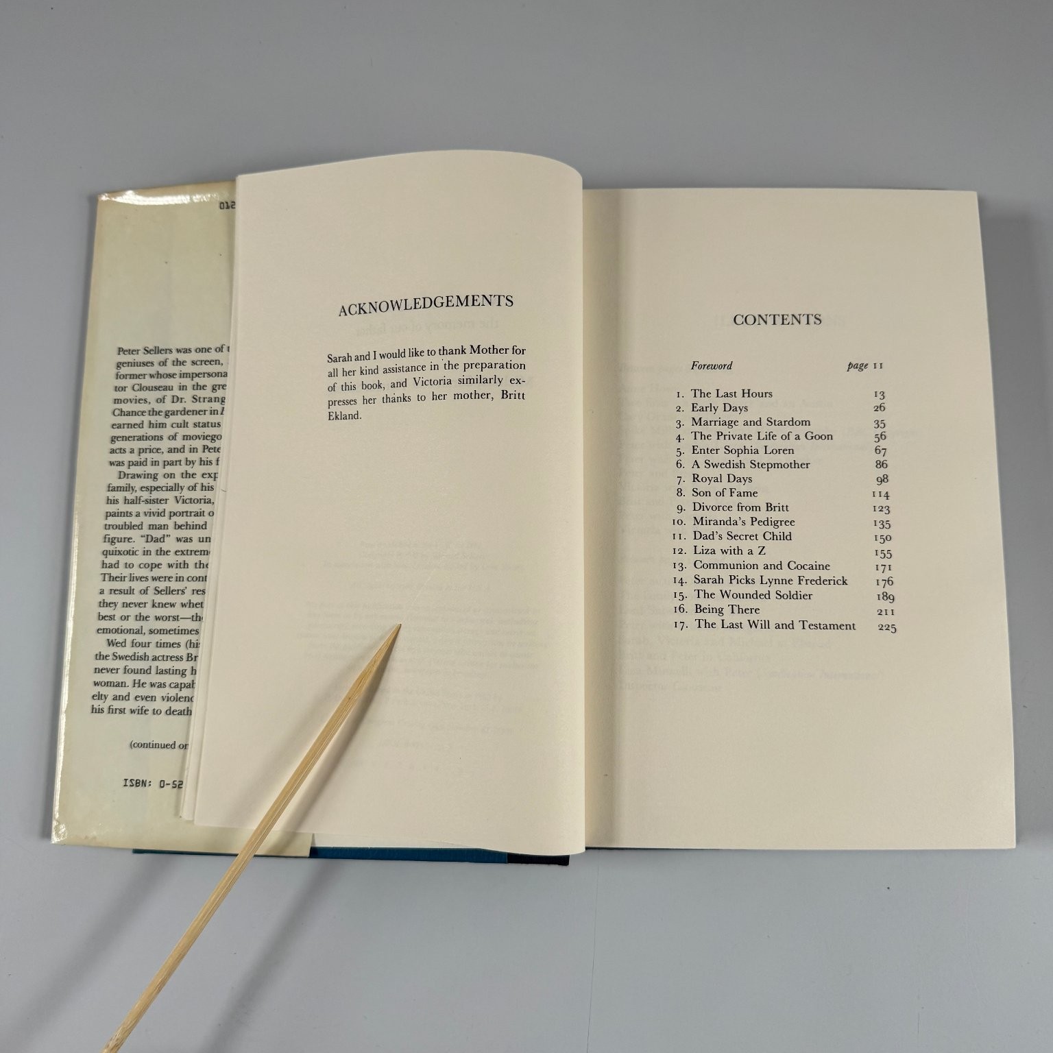P.S. I Love You Michael Sellers 1982 First US Ed Biography Peter Sellers E. P