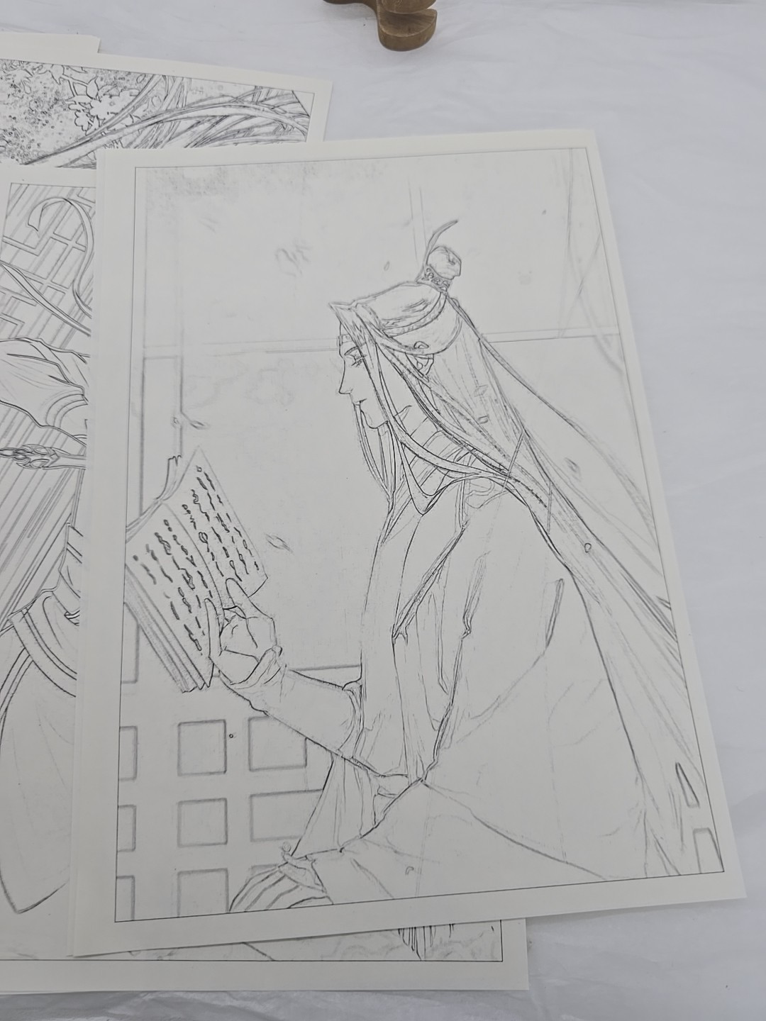 ACG Anime Coloring Book – 24 Loose Pages Color Pencil or Artist Choice SEE PICS
