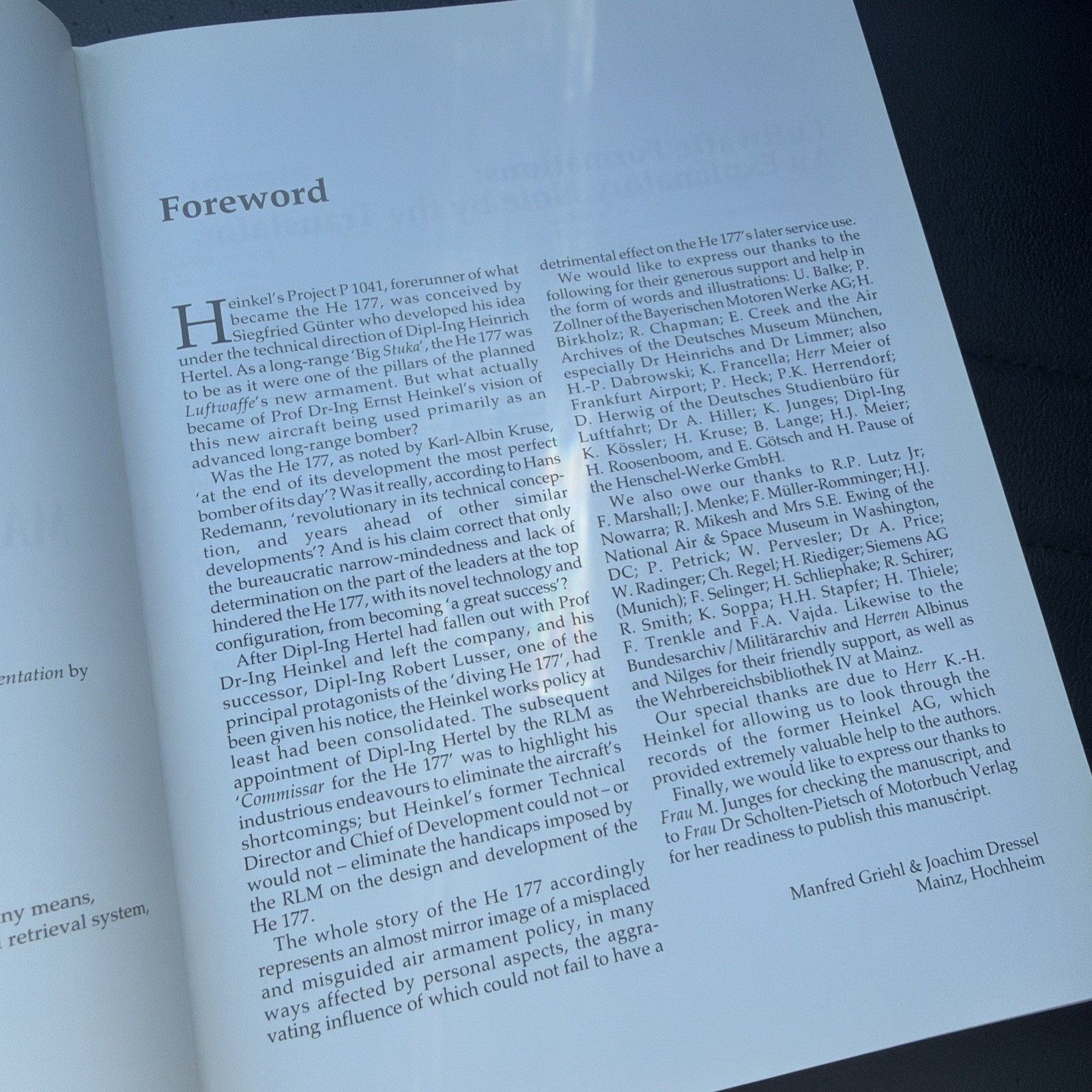 Heinkel HE 177, 277, 274 by Joachim Dressel and Manfred Griehl (1998, HCDJ)