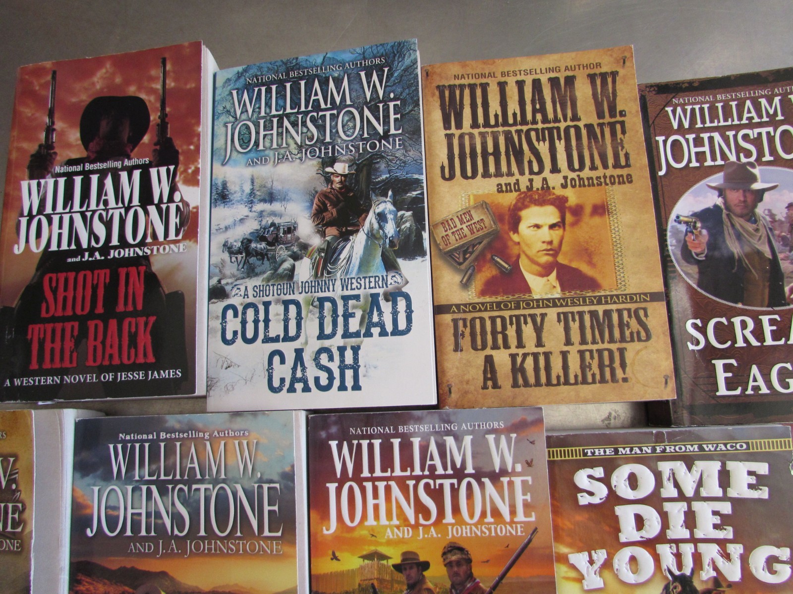 Lot of 14 William W. Johnstone J.A. Johnstone Western Paperback Books 2024 /2025