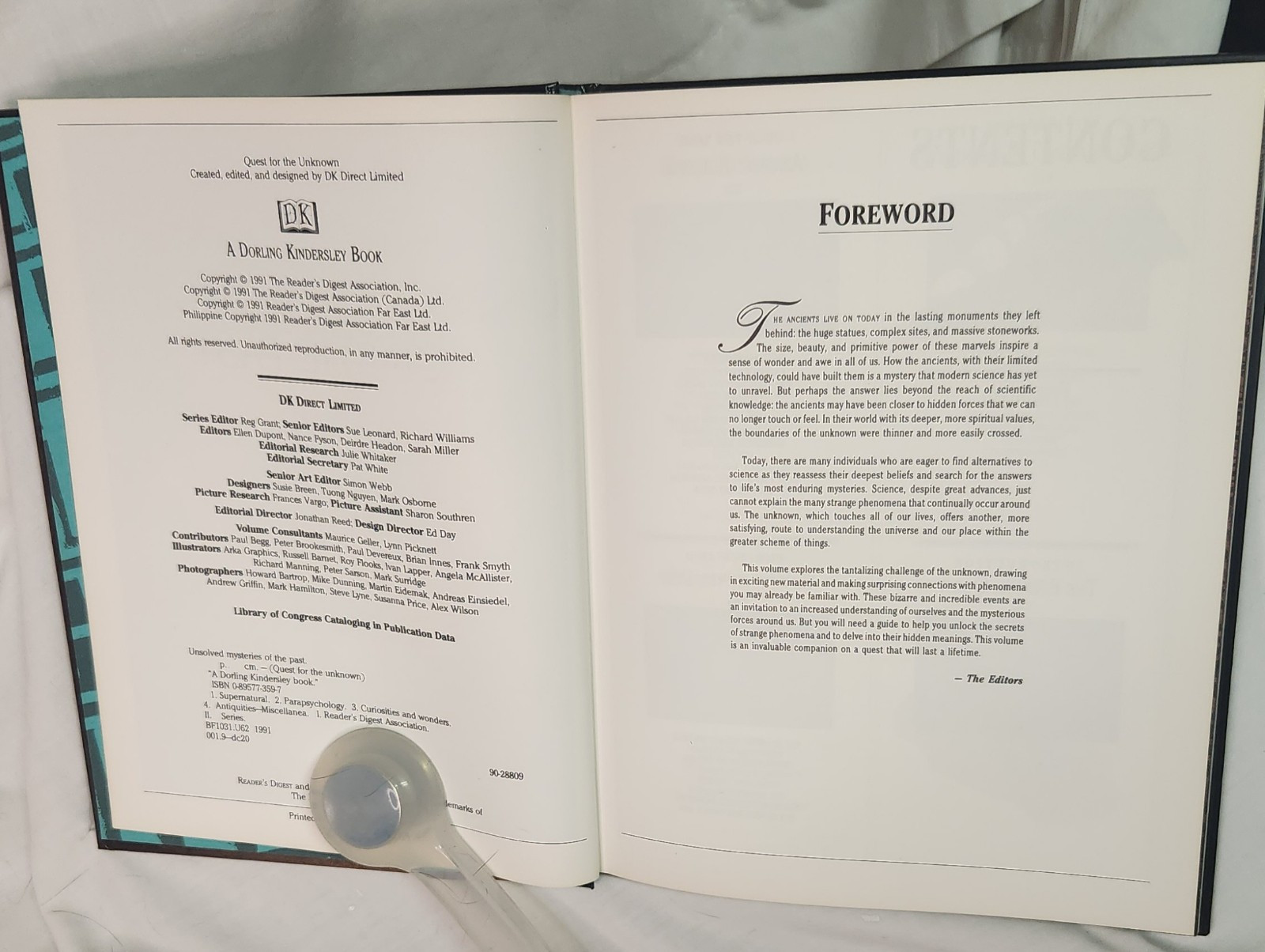 Unsolved Mysteries of the Past Hardcover Reader’s Digest Editors