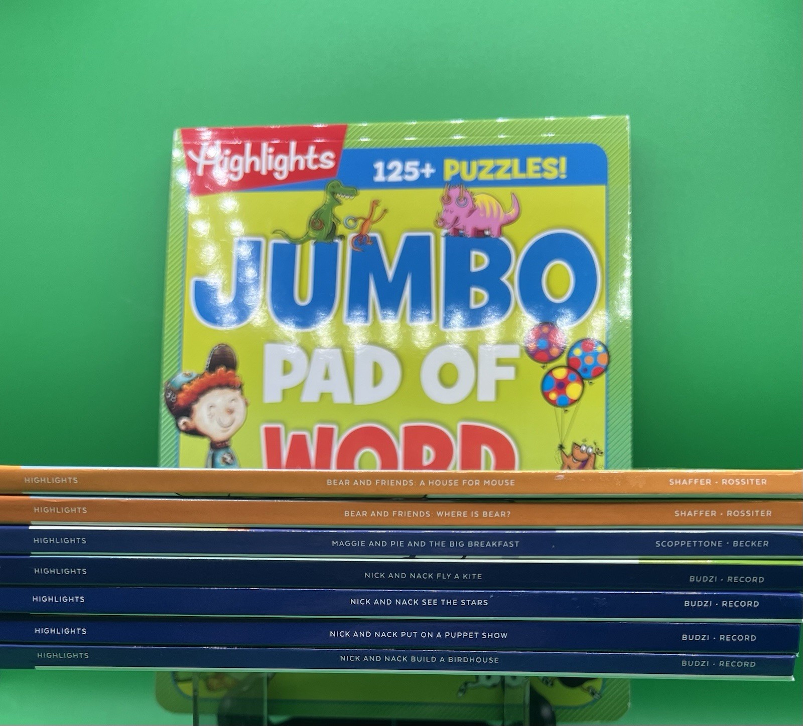 7 Highlights Level P & 1 Puzzle Readers Books-Nick & Nack & Jumbo Puzzle Bk