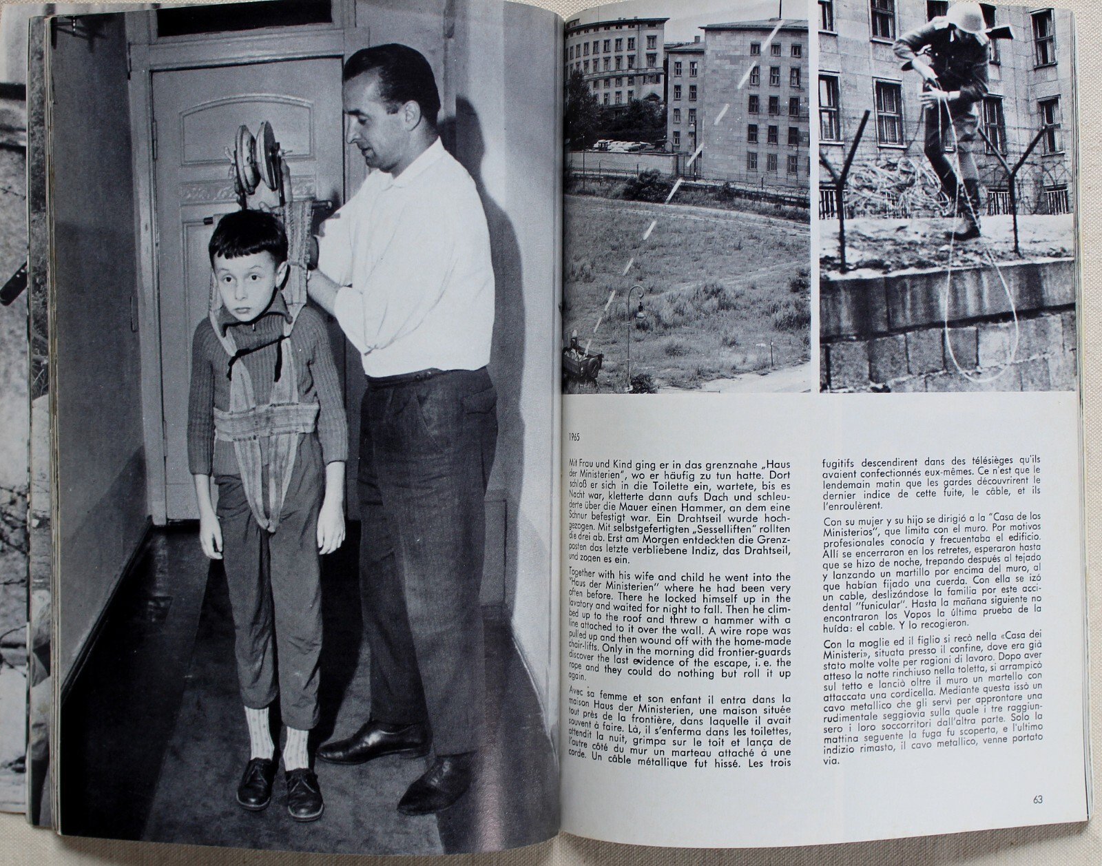 Berlin Wall Photo Essay – It Happened at the Wall 1961-1980 -Mulitple Languages