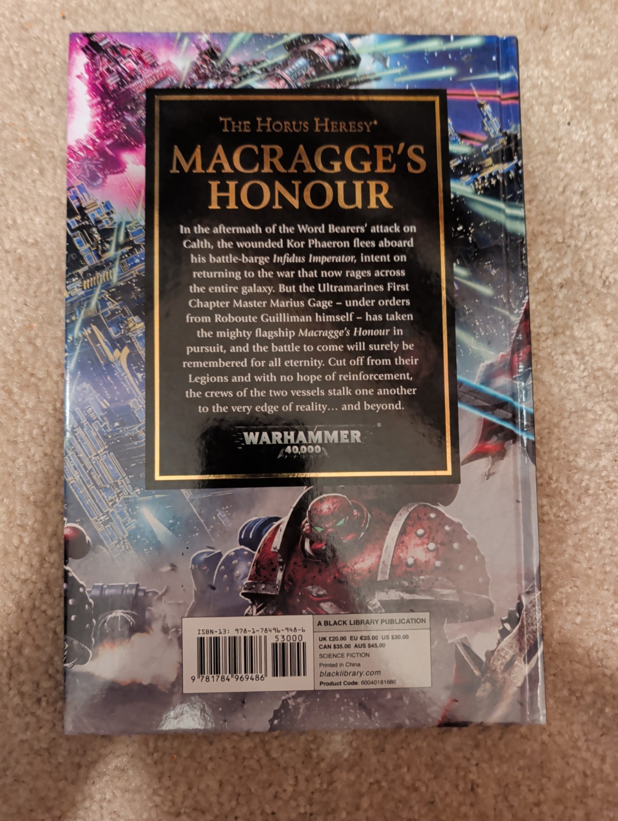 Macragge’s Honour, By Dan Abnett And Neil Roberts, Horus Heresy, Black Library