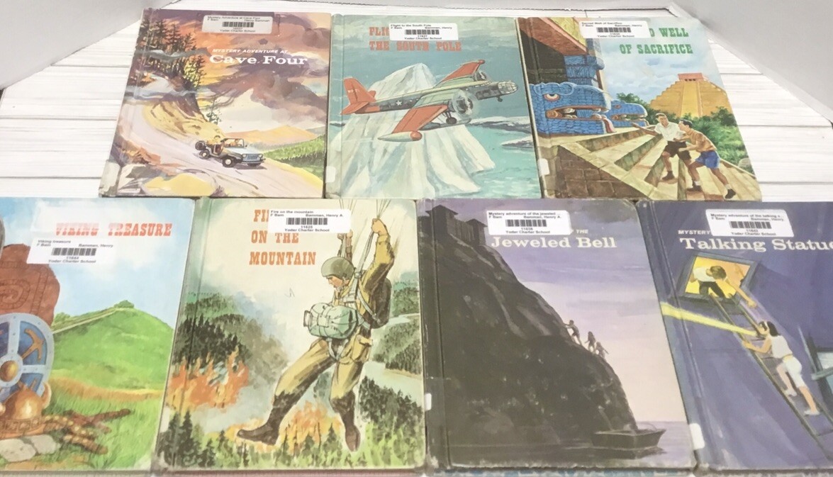 HENRY BAMMAN Mystery Adventure VTG 1960’s Book Lot 8 includes Longcliff Inn +