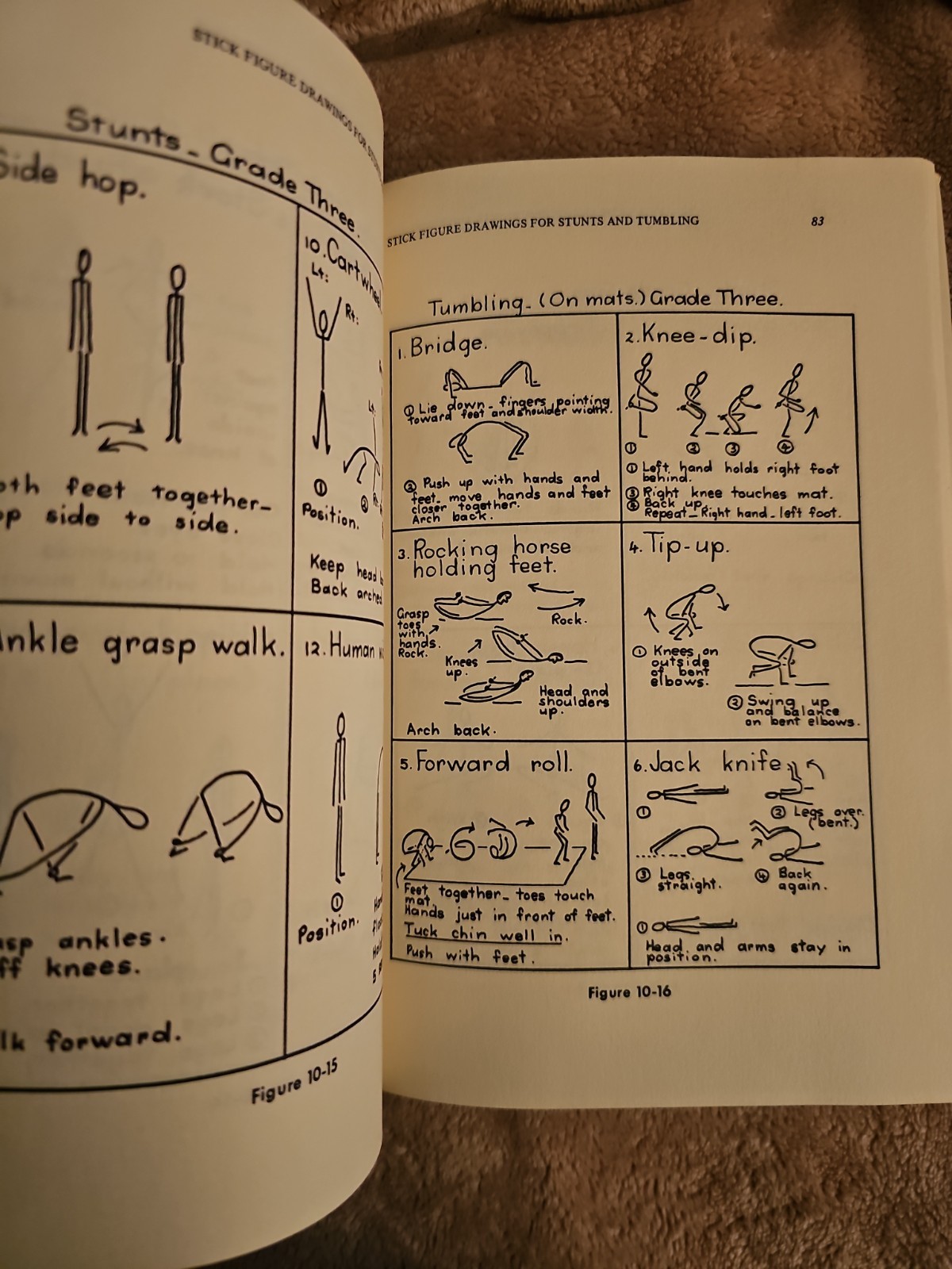 Activities for Elementary Physical Education Jackson Randall 1971 HC/DJ PE Games