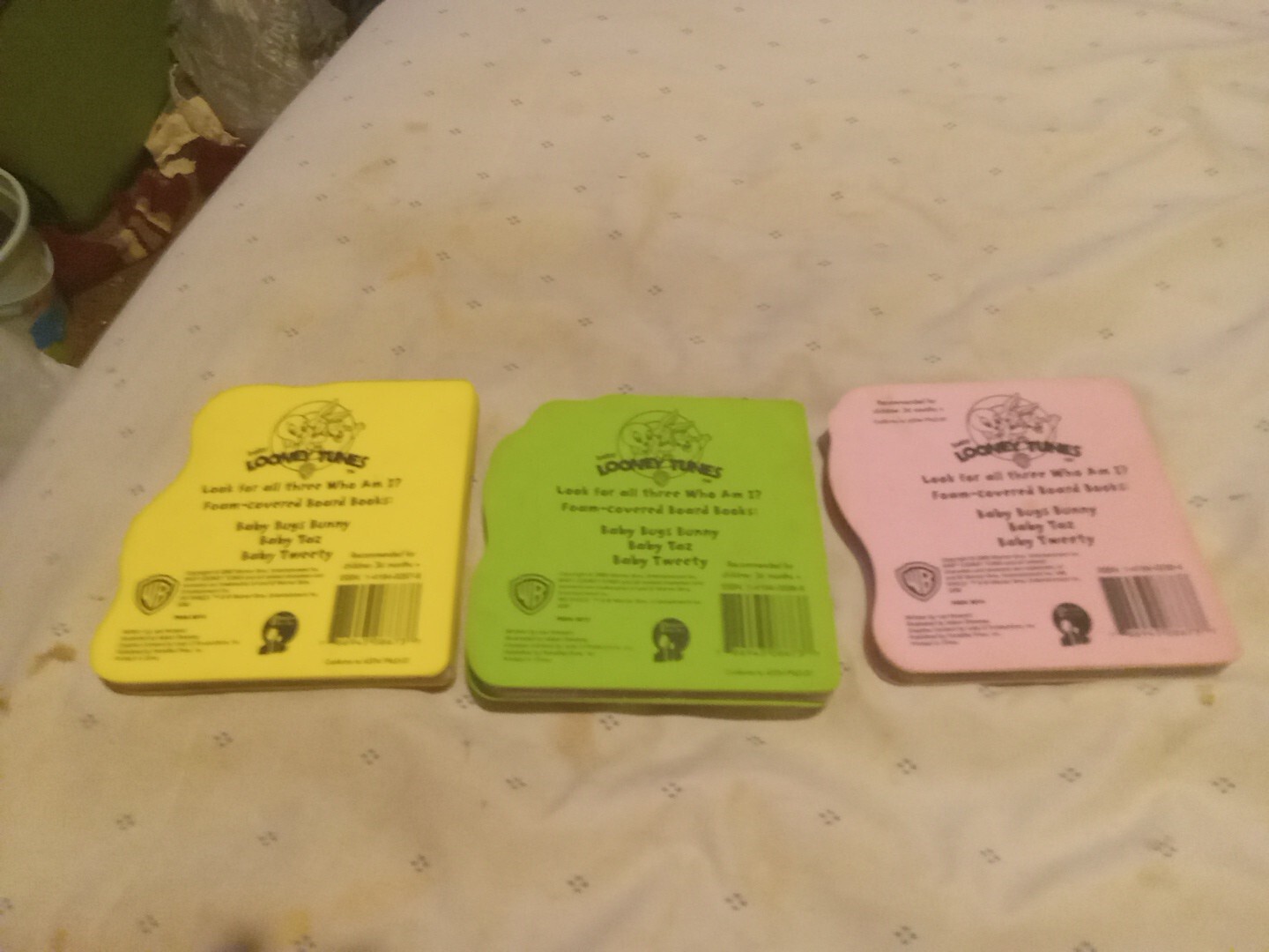 Looney toons Foam Books Baby Taz,Tweety,Bugs baby looney tunes, foam books