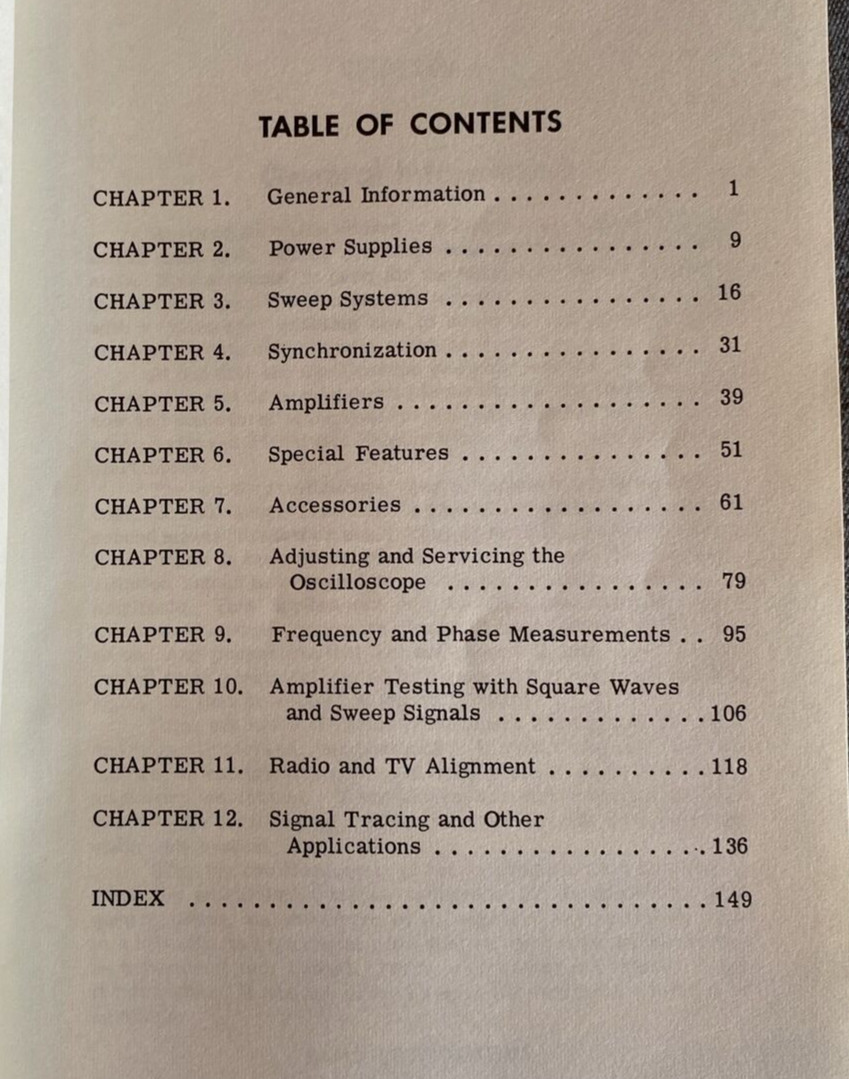 “Know Your Oscilloscope” by Paul C. Smith 154 pages 1964 Photofact Paperback